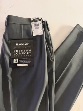 Haggar Premium Comfort Dress Pants - Gray